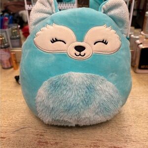 Squishmallows Aqua and Beige Plush Toy